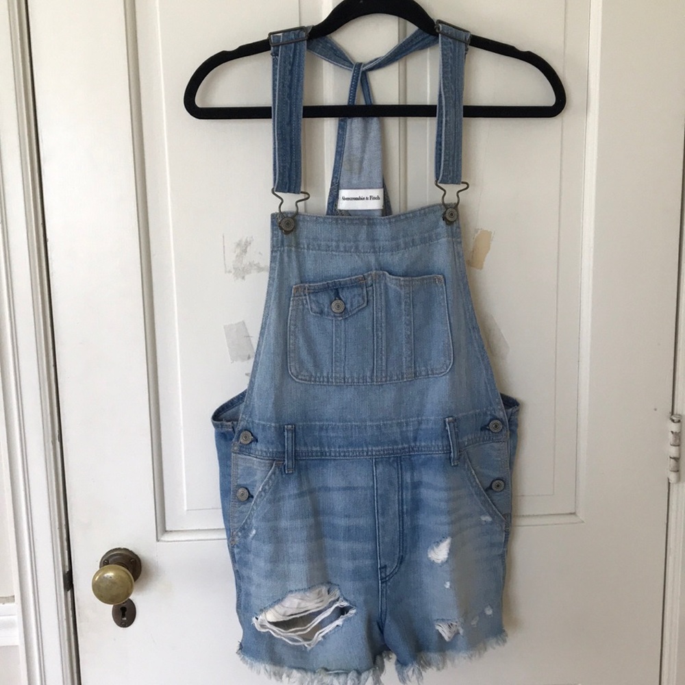 A&F denim overall
